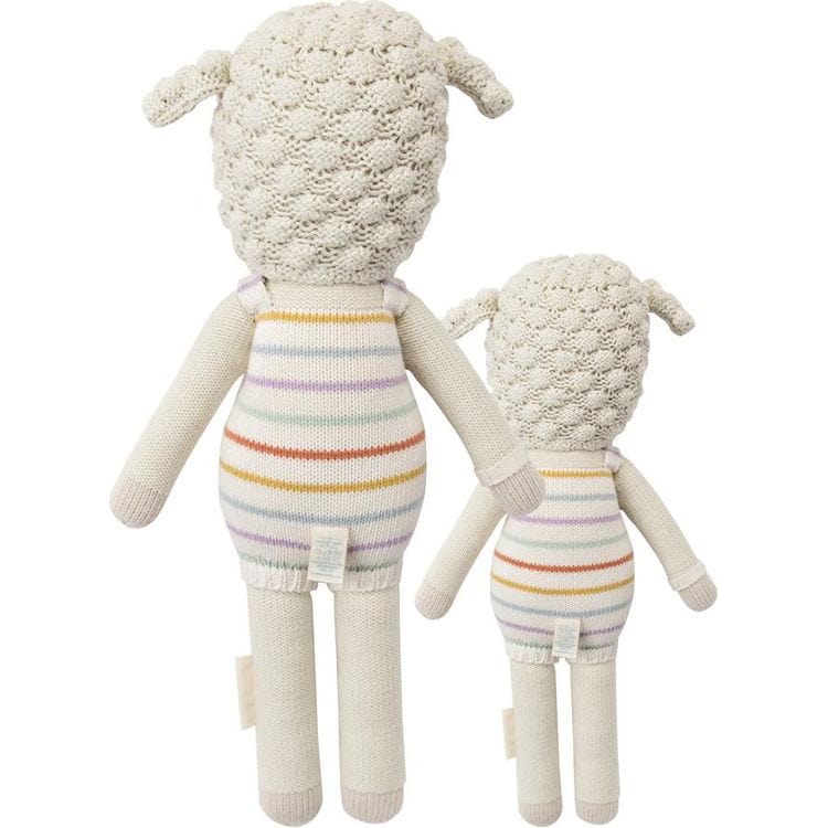 Cuddle And Kind Plush Little 13" Avery the Lamb Hand-Knit Doll