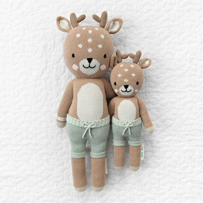 Cuddle And Kind Plush Little 13" Elliott the Fawn Hand-Knit Doll