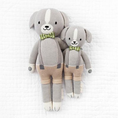 Cuddle And Kind Plush Little 13" Noah the Dog Hand-Knit Doll