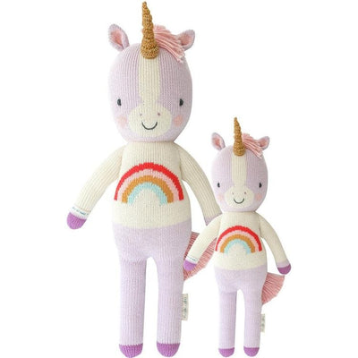 Cuddle And Kind Plush Little 13" Zoe the Unicorn Hand-Knit Doll