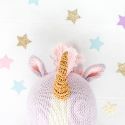 Cuddle And Kind Plush Little 13" Zoe the Unicorn Hand-Knit Doll