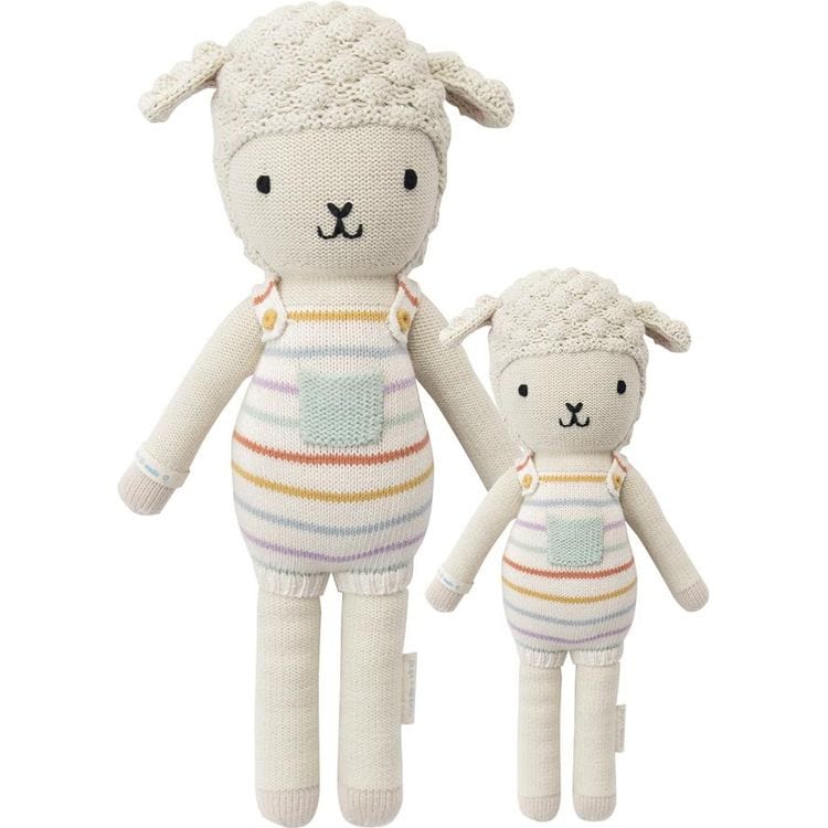 Cuddle And Kind Plush Regular 20" Avery the Lamb Hand-Knit Doll