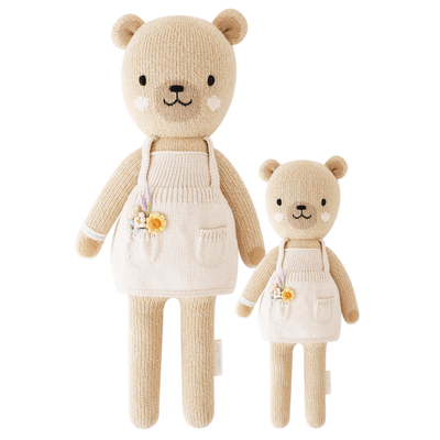 Cuddle And Kind Plush Regular 20" Goldie the Honey Bear Hand-Knit Doll