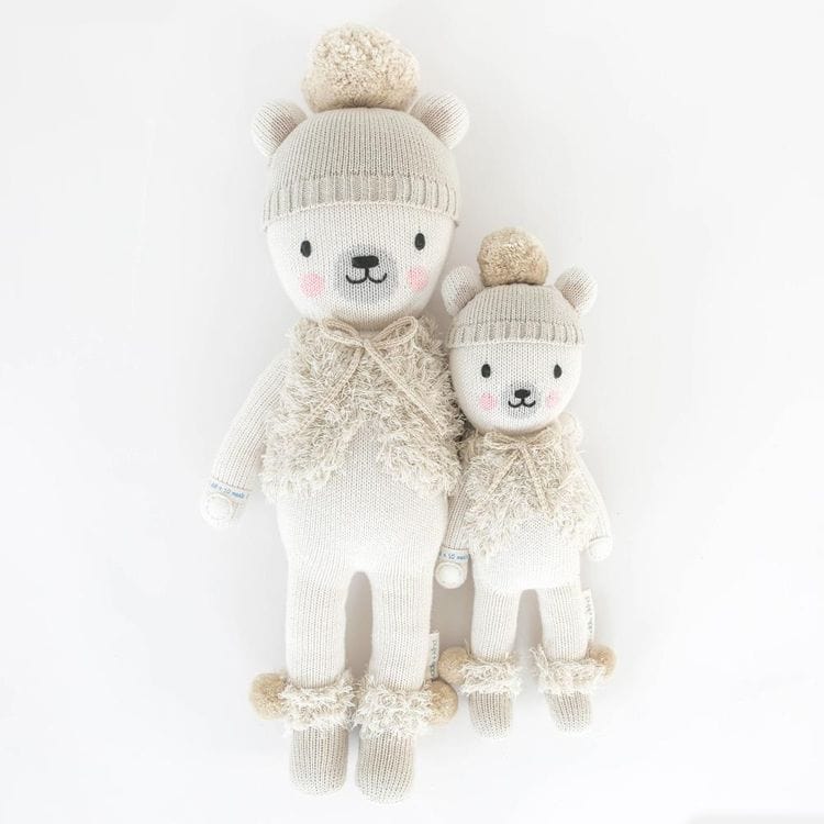 Cuddle And Kind Plush Regular 20" Stella the Polar Bear Hand-Knit Doll