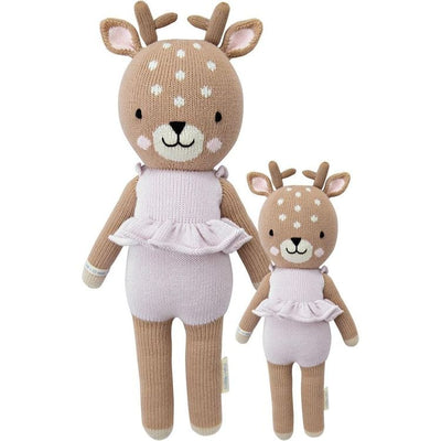 Cuddle And Kind Plush Regular 20" Violet the Fawn Hand-Knit Doll