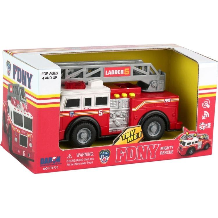 Daron Worldwide Trading, Inc. Vehicles FDNY Mighty Fire Truck with Light & Sound