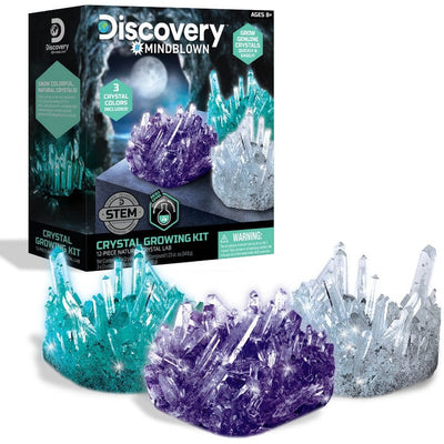 Discovery Mindblown STEM 12-Piece Lab Crystal Growing Kit