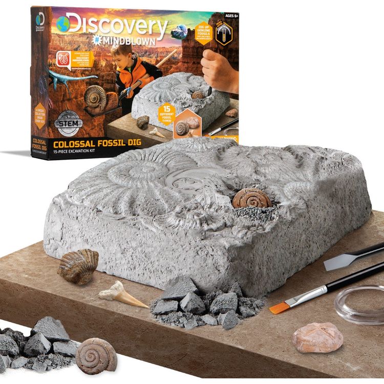 Discovery Mindblown STEM Colossal Fossil Dig Set