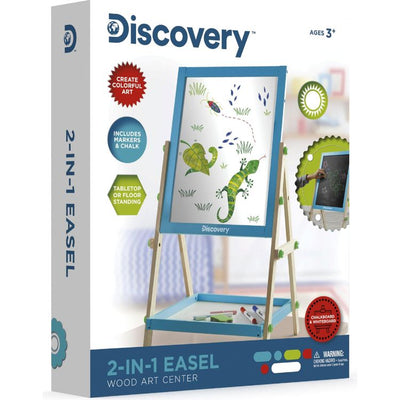 Discovery STEM 2-In-1 Wood Easel Art Center