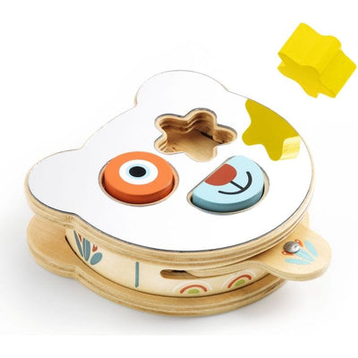 Djeco Infants BabyBoomi Wooden Sorting Activity Bear