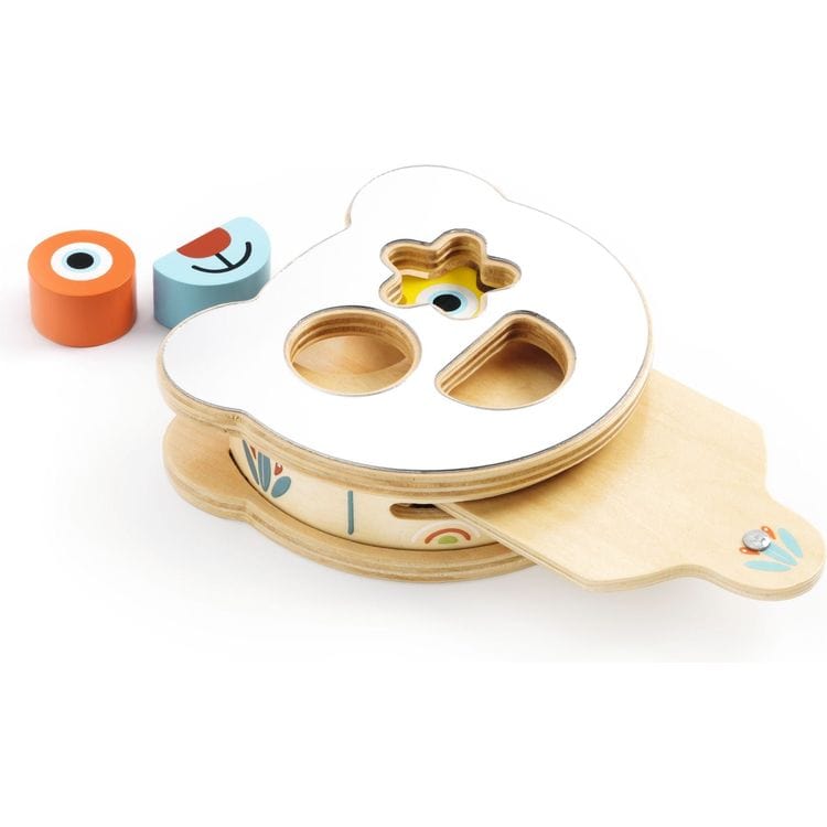 Djeco Infants BabyBoomi Wooden Sorting Activity Bear