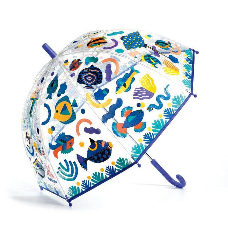 Djeco Preschool Fishes Color-Changing Children's Umbrella