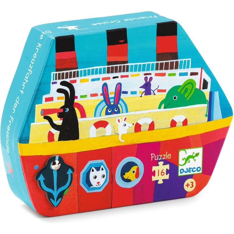 Djeco Puzzles Mini Cruise 16 Piece Puzzle