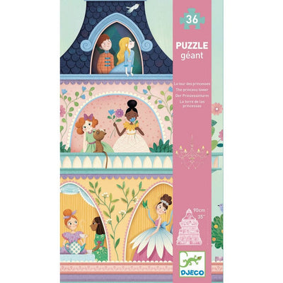 Djeco Puzzles The Princess Tower 36pc Giant Floor Jigsaw Puzzle