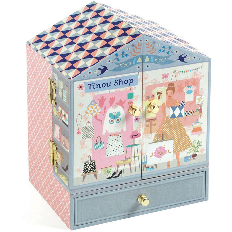 Djeco Trend Accessories Tinou Shop Musical Treasure Box