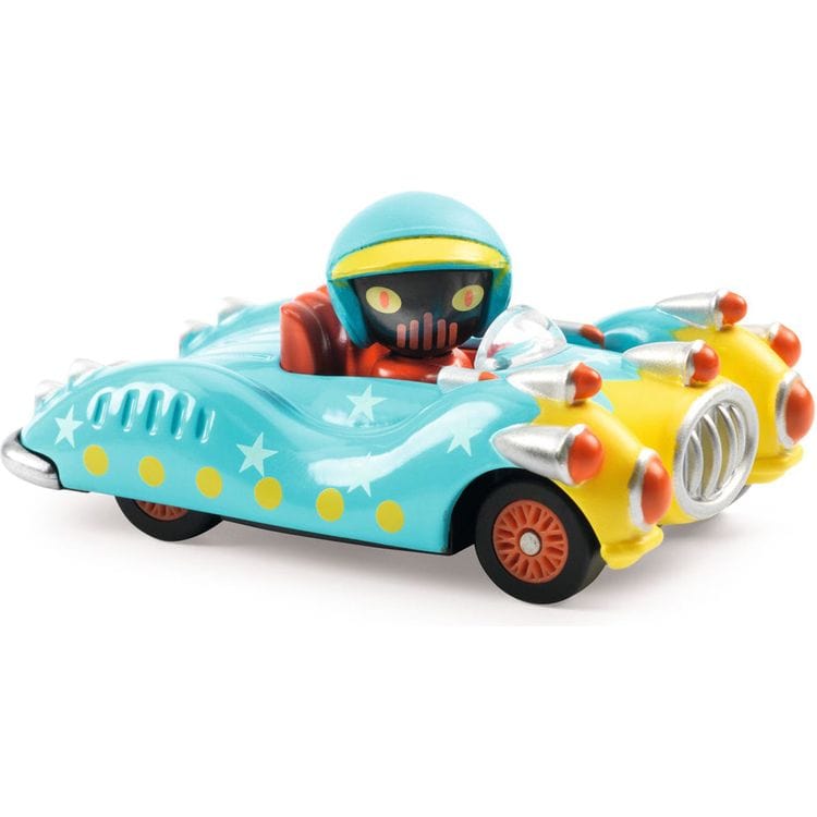 Djeco Vehicles Blue Gun Crazy Motors Car Toy