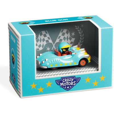 Djeco Vehicles Blue Gun Crazy Motors Car Toy