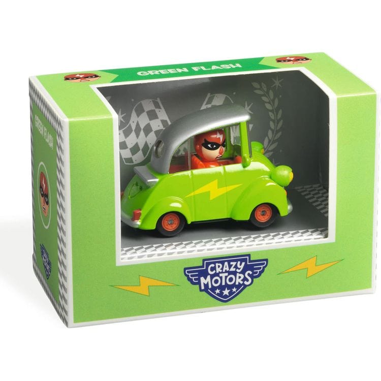 Djeco Vehicles Green Flash Crazy Motors Car Toy