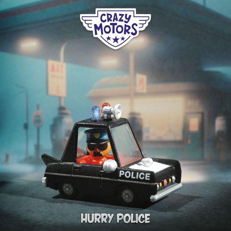 Hurry Police Crazy Motors Car Toy