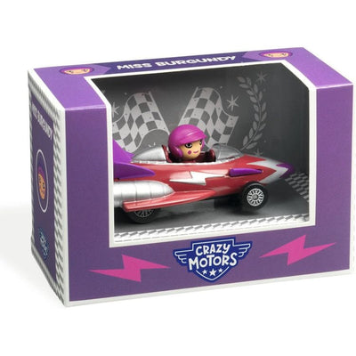 Djeco Vehicles Miss Burgundy Crazy Motors Car Toy