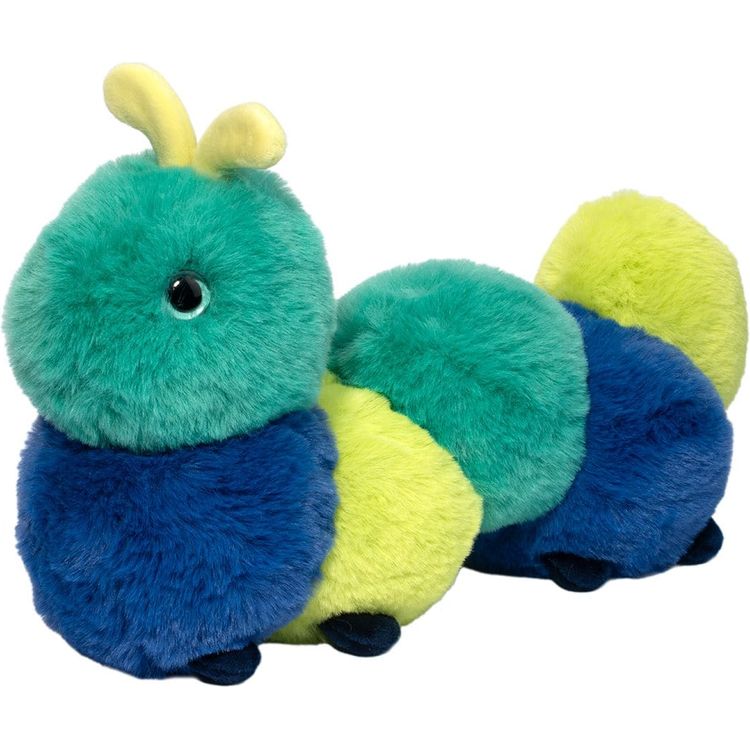 Douglas Plush Crunchie Blue Caterpillar Soft Plush