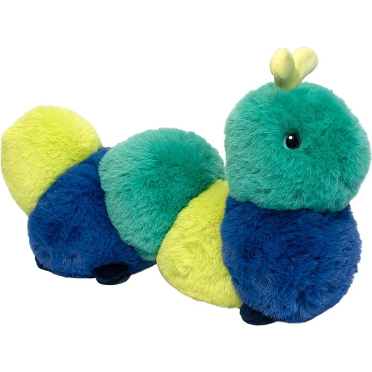 Douglas Plush Crunchie Blue Caterpillar Soft Plush