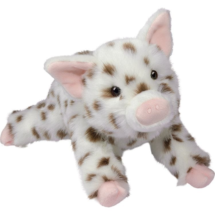 Douglas Plush Levi Brown Spotted Pig Plush