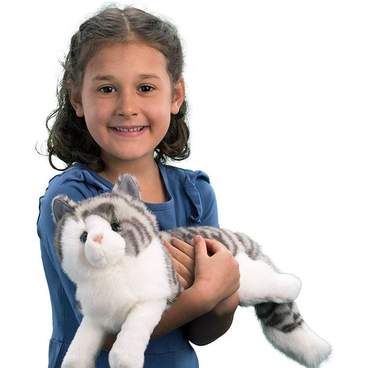 Douglas Plush Smokey Gray Cat Plush