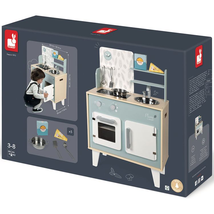 Wooden Feather Kitchen Set