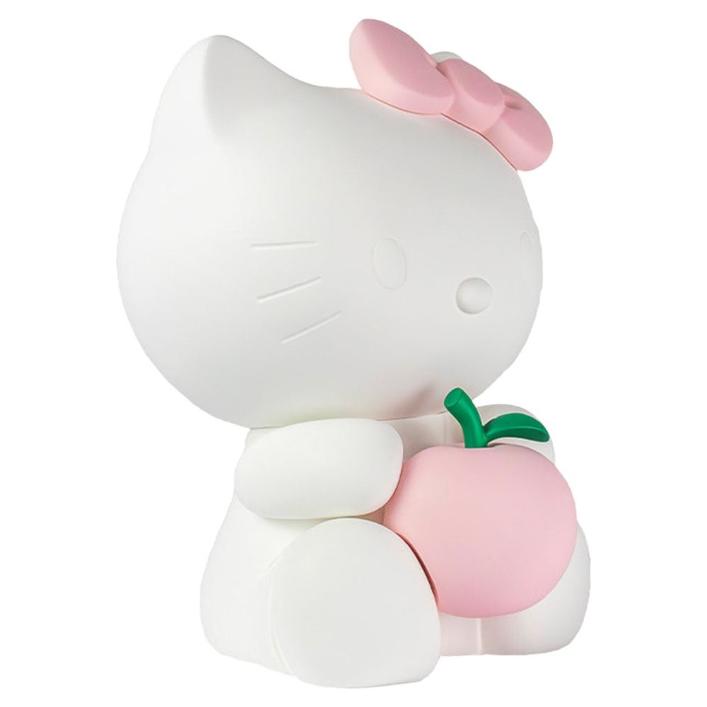 Hello Kitty Figurine with Apple - White & Pastel Pink