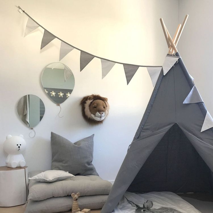 EO PLAY Room Decor Balloon Mirror Large and Small Set