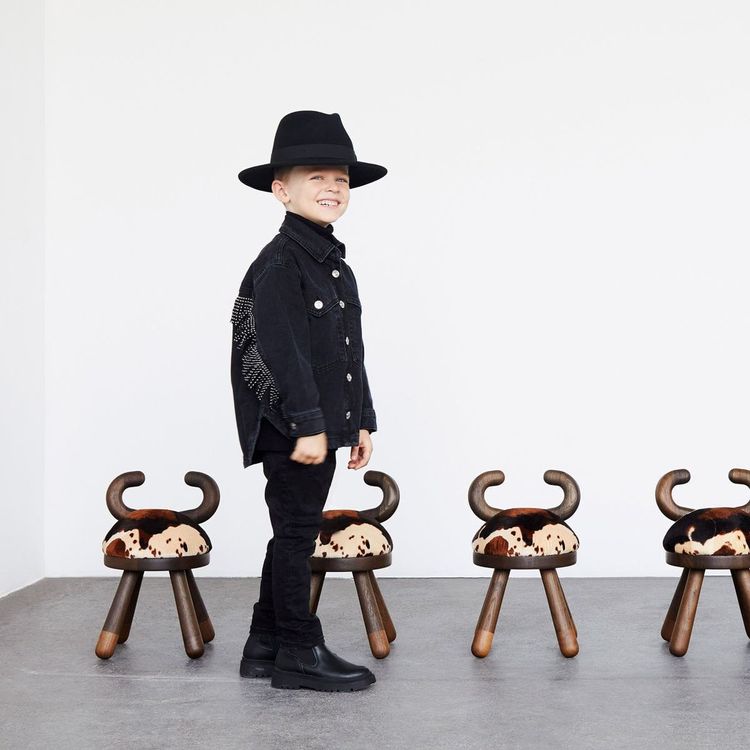 EO PLAY Room Decor Cow Chair