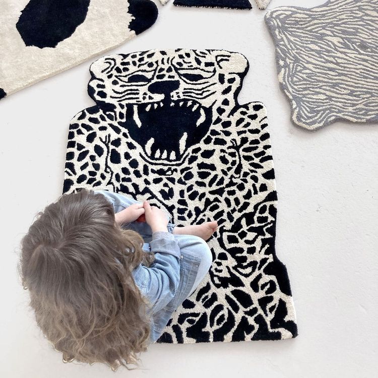 EO PLAY Room Decor Leopard Carpet