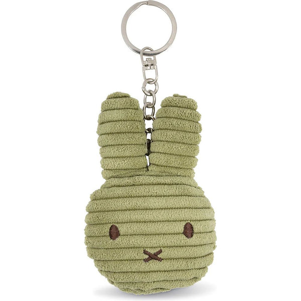 Miffy Flat ECO Corduroy Keychain - Olive Green