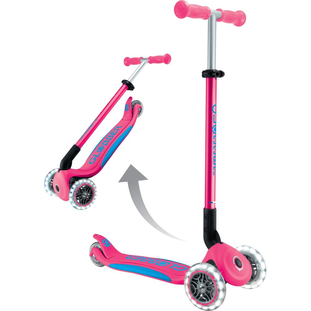 Elite Lights Scooter - Fuchsia