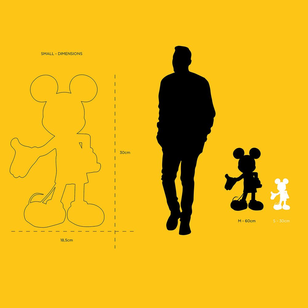 Mickey Mouse 12" Welcome Studio Figurine - Gold