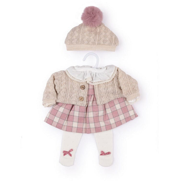 FAO Schwarz Baby Doll Adoption FAO Baby Doll Adoption Deluxe Dress - Pink Plaid