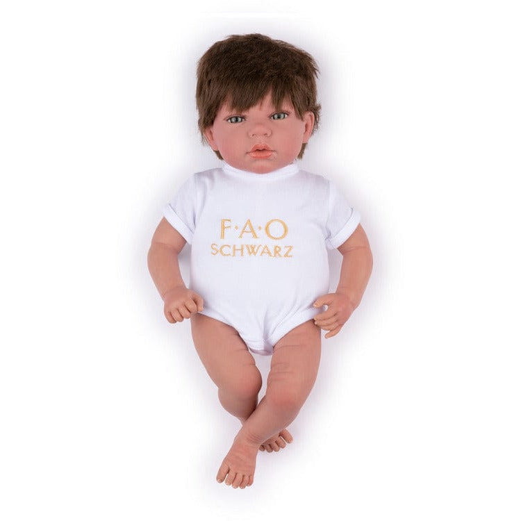 FAO Schwarz Baby Doll Adoption FAO Baby Doll Adoption Doll - Light Skin with Brown Hair & Green Eyes