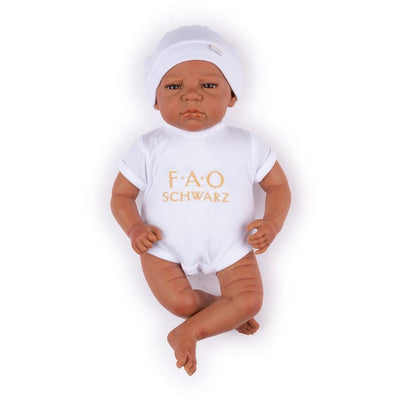 FAO Schwarz Baby Doll Adoption FAO Baby Doll Adoption Doll - Olive Skin with Light Brown Eyes