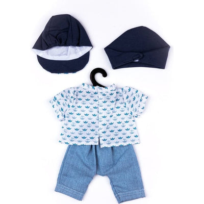 FAO Schwarz Baby Doll Adoption FAO Baby Doll Adoption Outfit - Blue & White