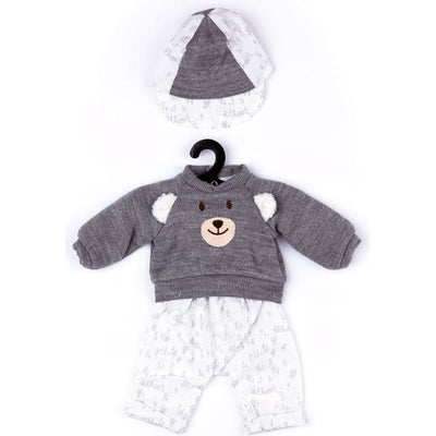FAO Schwarz Baby Doll Adoption FAO Baby Doll Adoption Outfit - Grey Bear Sweater