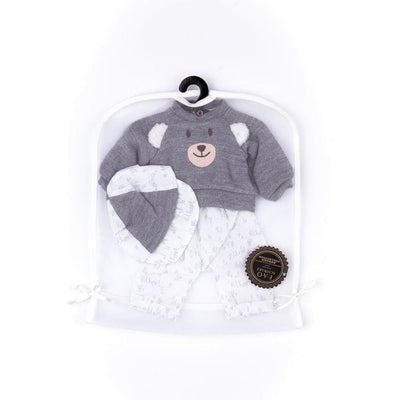 FAO Schwarz Baby Doll Adoption FAO Baby Doll Adoption Outfit - Grey Bear Sweater