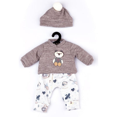 FAO Schwarz Baby Doll Adoption FAO Baby Doll Adoption Outfit - Grey Sweater