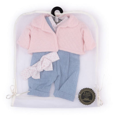 FAO Schwarz Baby Doll Adoption FAO Baby Doll Adoption Outfit - Pink & Blue