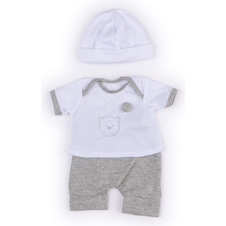 FAO Schwarz Baby Doll Adoption FAO Baby Doll Adoption Outfit - White & Grey