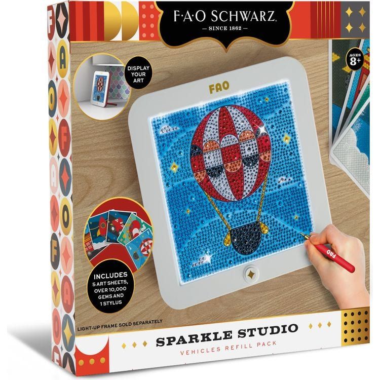 Fao Schwarz Sparkle Studio Light-up Diamond Painting Starter Set : Target