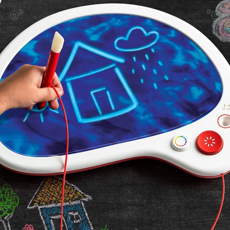 FAO Schwarz Creativity LED Mess-Free Glow Drawing Palette with Built-In Music