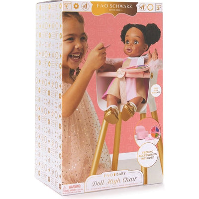 FAO Schwarz Dolls Baby Doll High Chair