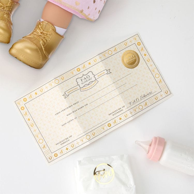 FAO Schwarz 14 inch Classic Baby Doll - Baby Avery - classic 14