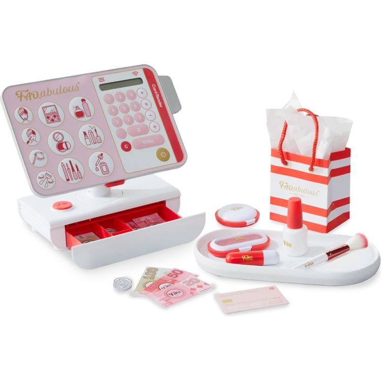 FAO Schwarz Fashion Activity and Roleplay Beauty Boutique Pretend Makeup Shop Register